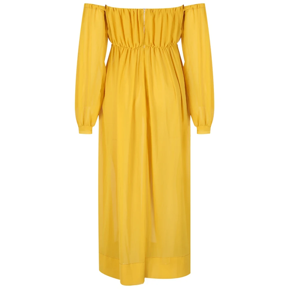 Inclui-cuecas-mostarda-Ocstrade-2018-Ver-o-Chiffon-Off-Vestido-de-Ombro-Sexy-Bardot-Bodycon (5)