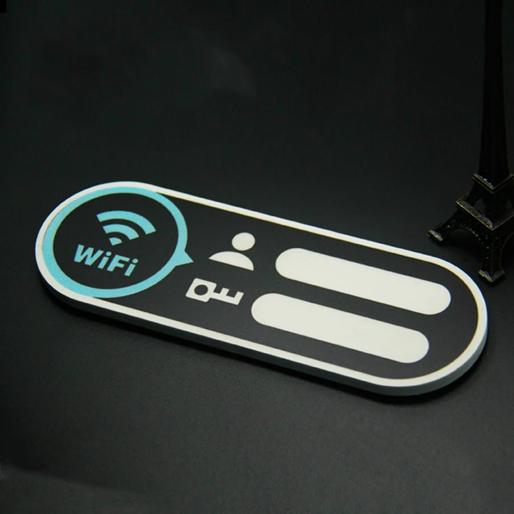 

Aqumotic Free Wifi Sign Network Signs Wall Sticker Wireless on Board Internet Sign Wifi Logo Sticker Available Multifunction Bar