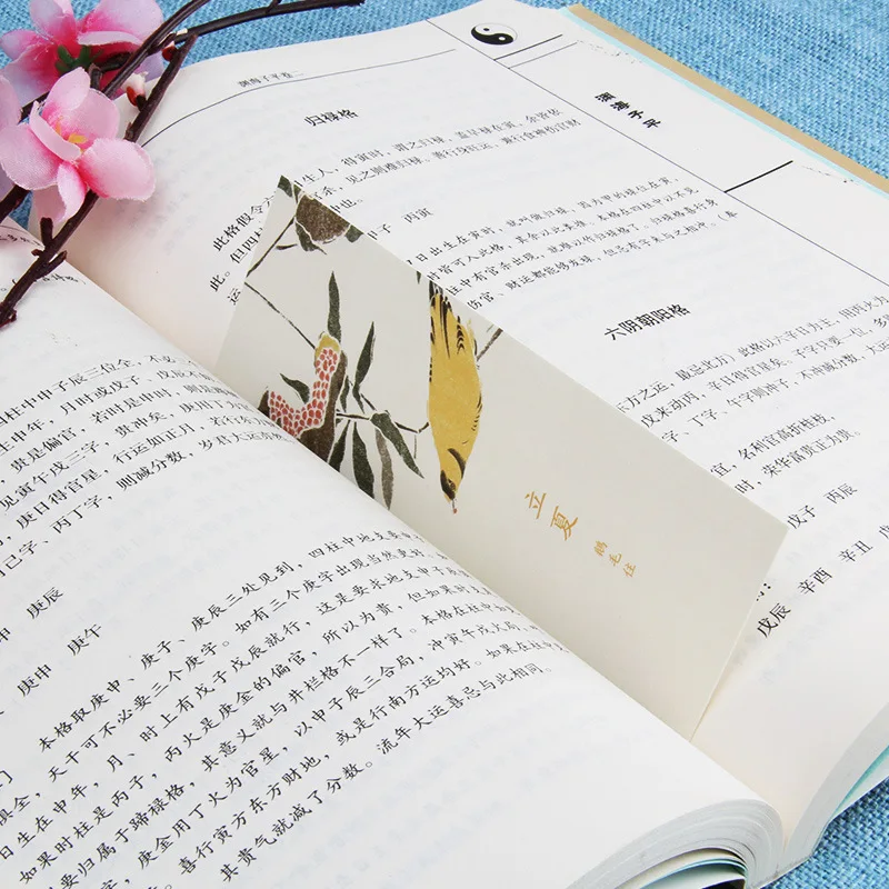30pcs/box Creative Chinese Style Paper Bookmarks for Books