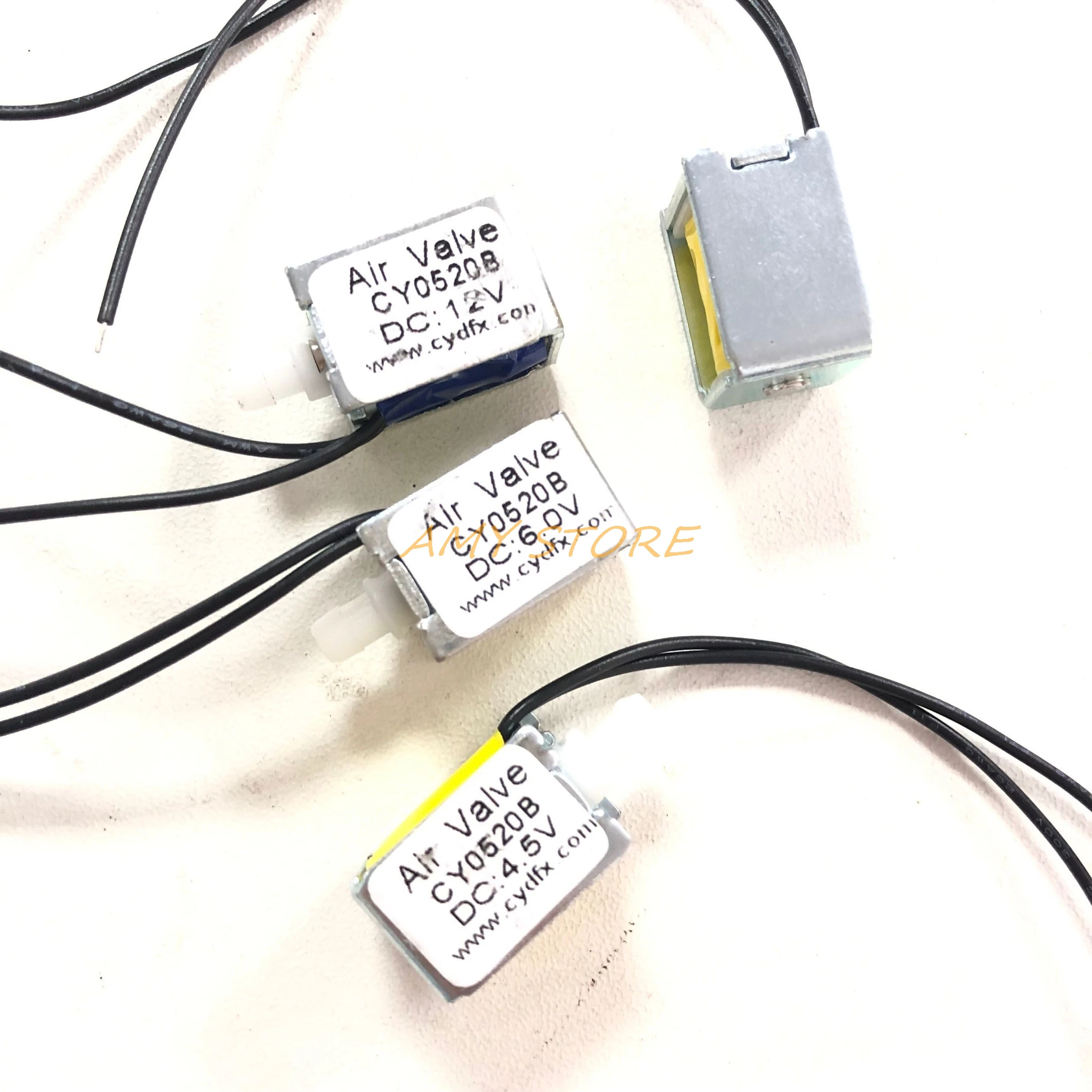 

1Pc 0520B NC Air Gas Exhaust Release Flow Pressure Control Valve DC3.7V 4.5V 6V 12V 24V Mini Micro Solenoid Valve Suction