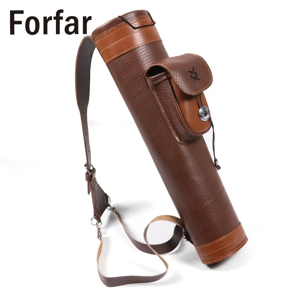 

Cow Leather Shooting Arrows Bag Arrow Preservation Strong Archery Belt Bag Bowstring Archery Traditional Back