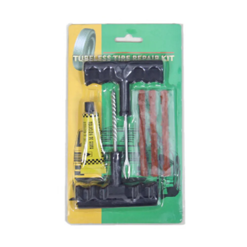 Bike Auto Motorcycle tubeless Tire puncture Repair Kit Tyre Puncture