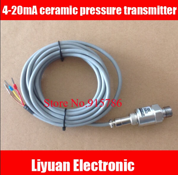 

4-20mA constant pressure water supply pressure sensor / 1MPA G1/4 ceramic pressure transmitter