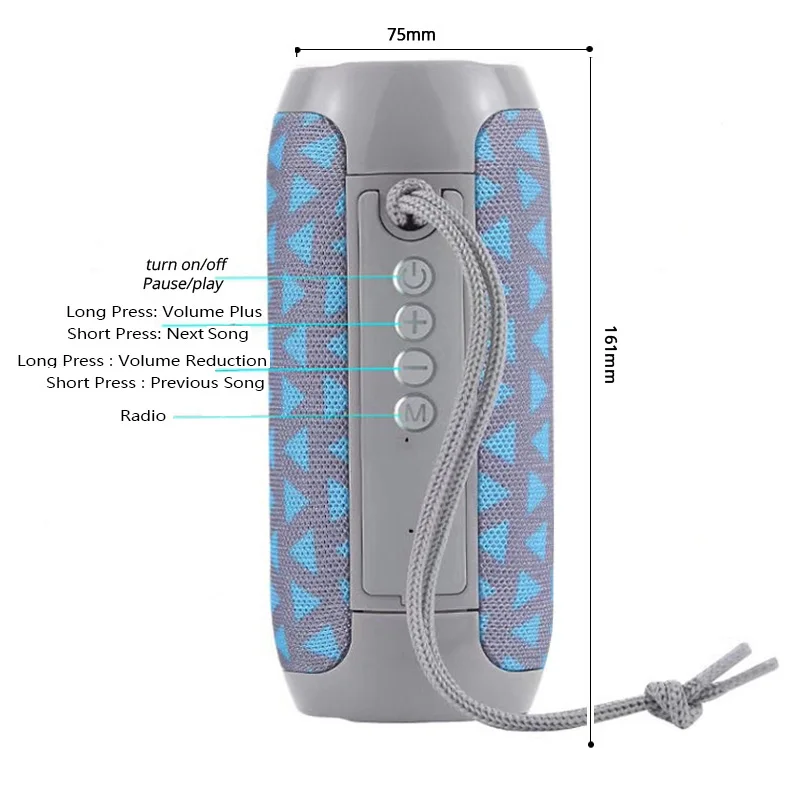 TG118 Bluetooth динамик высокой мощности 40 Вт портативный динамик звуковая панель для компьютера музыка Playe центр бум бокс Bluetooth колонка FM