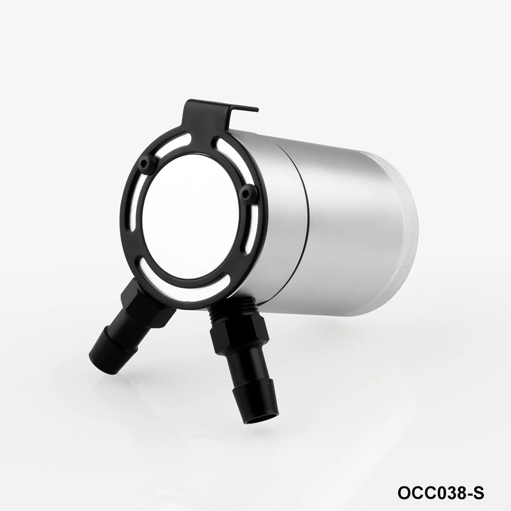 Бесплатная доставка универсальный гонок 2/3 portOil Catch Can Tank воздушный сепаратор