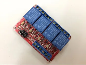 

12V 4 Channel Relay Module With Optocoupler Isolation Supports High and Low Trigger 4 Road Relay RM003