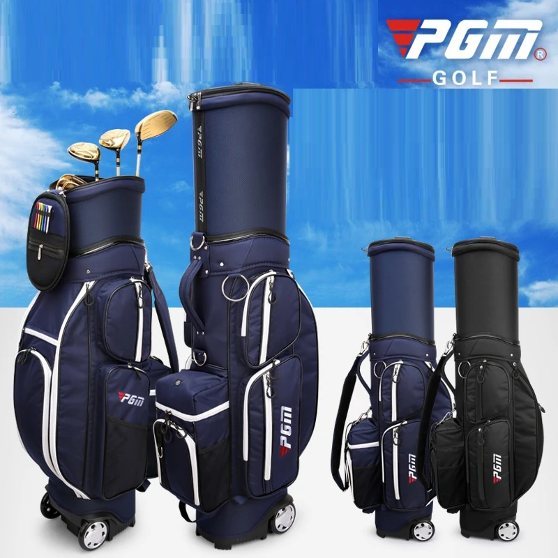 

Pgm Golf Sport Package Bags Stand Wheels Men's Golf Standard Bag Professional Ball Staff Bag Waterproof Aviation Bags D0477