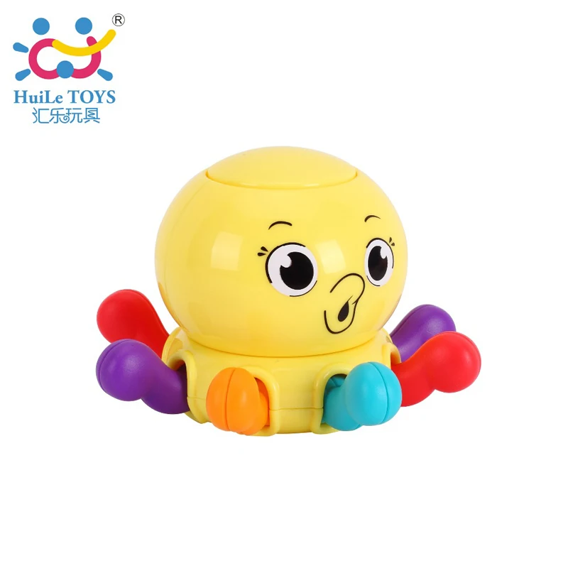 Cartoon Octopus Baby Rattles Plastic Baby font b Toys b font Hand Shake Bell Ring font