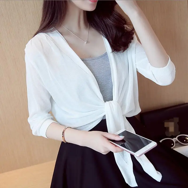 

Women Winter Fall Jacket Shrug Short Cardigan Sweater Cover Up V Neck Spring Summer Autumn