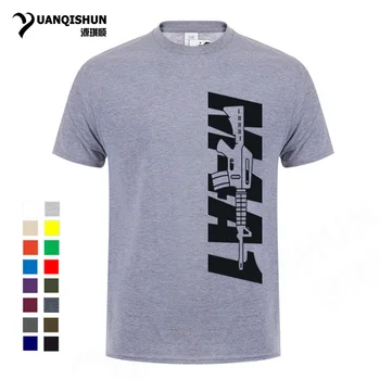 

Men 3d T shirt Military CSGO T-shirts M4A1 Letter Gun Print Tees Army Short sleeve Cotton Tops Fashion 16Colors Casual Tee Shirt