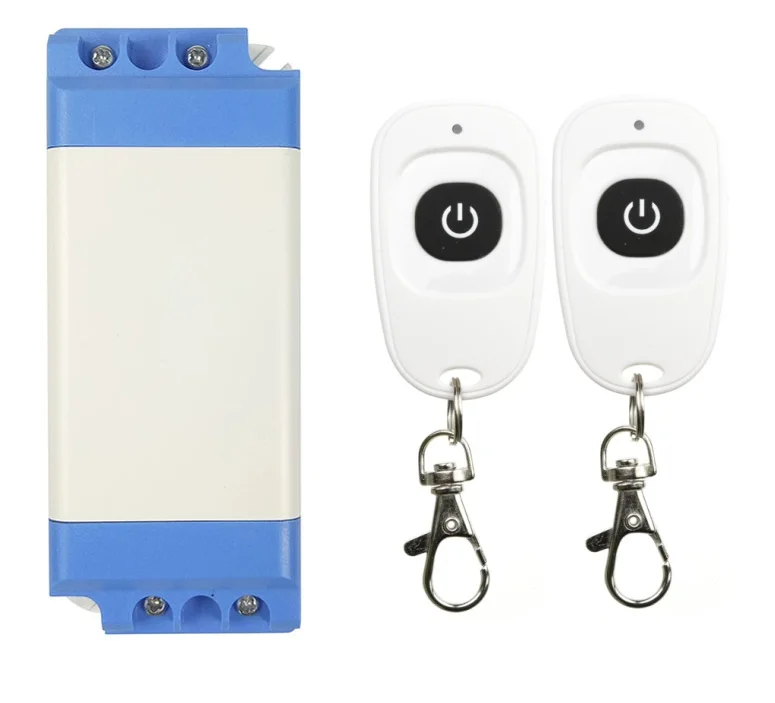 

AC85V 110V 220V 240V RF Wireless Switch Relay Receiver Remote Controllers For Light switch & White Waterproof Transmitter 2pcs