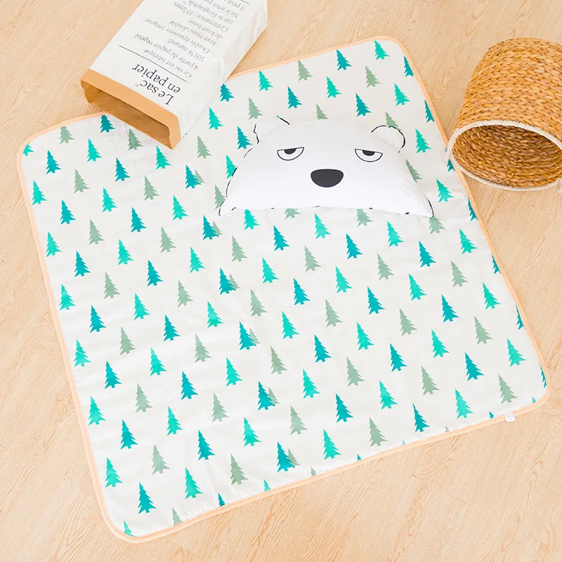  Scandinavian mint tree soft cotton baby infant indian play mat pad teepee mat 110cm