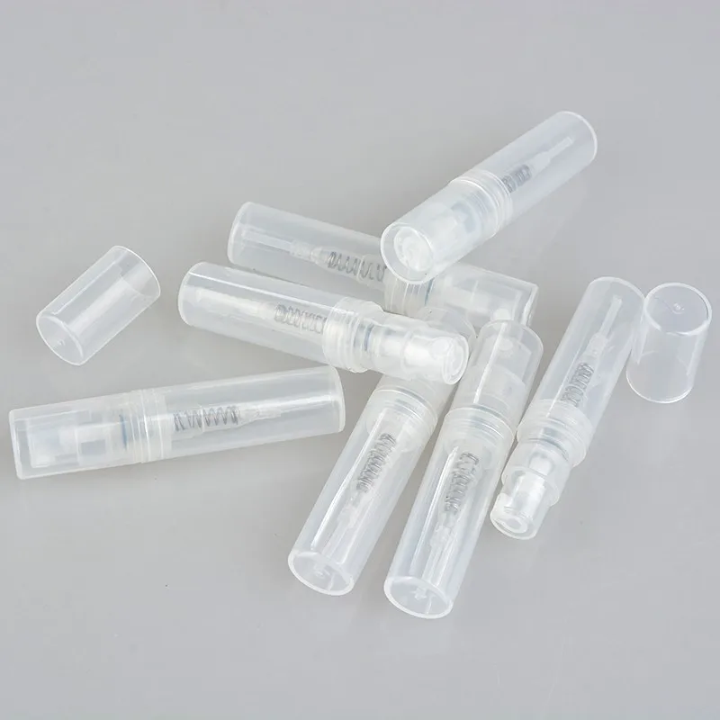 100pcs/lot 2ml 3ml 4ml 5ml Small Round Plastic Containers Perfume Bottles Atomizer Empty Cosmetic Containers For Sample perfume bottle perfume atomizer mini perfume bottle perfume refill bottle mini perfume atomizer refillable bottle refillable empty bottle refillable cosmetic bottle refillable perfume bottle cosmetic bottle