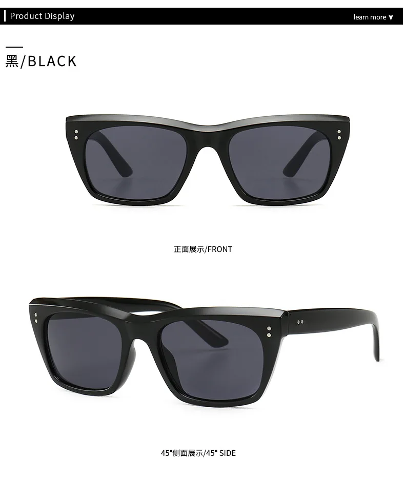 JackJad модные квадратные стильные солнцезащитные очки с двумя точками и заклепками UV400 градиентные винтажные брендовые дизайнерские солнцезащитные очки Oculos De Sol 40060