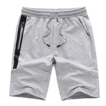 Однотонные мужские шорты 4XL летние мужские s Пляжные Шорты хлопковые повседневные мужские шорты