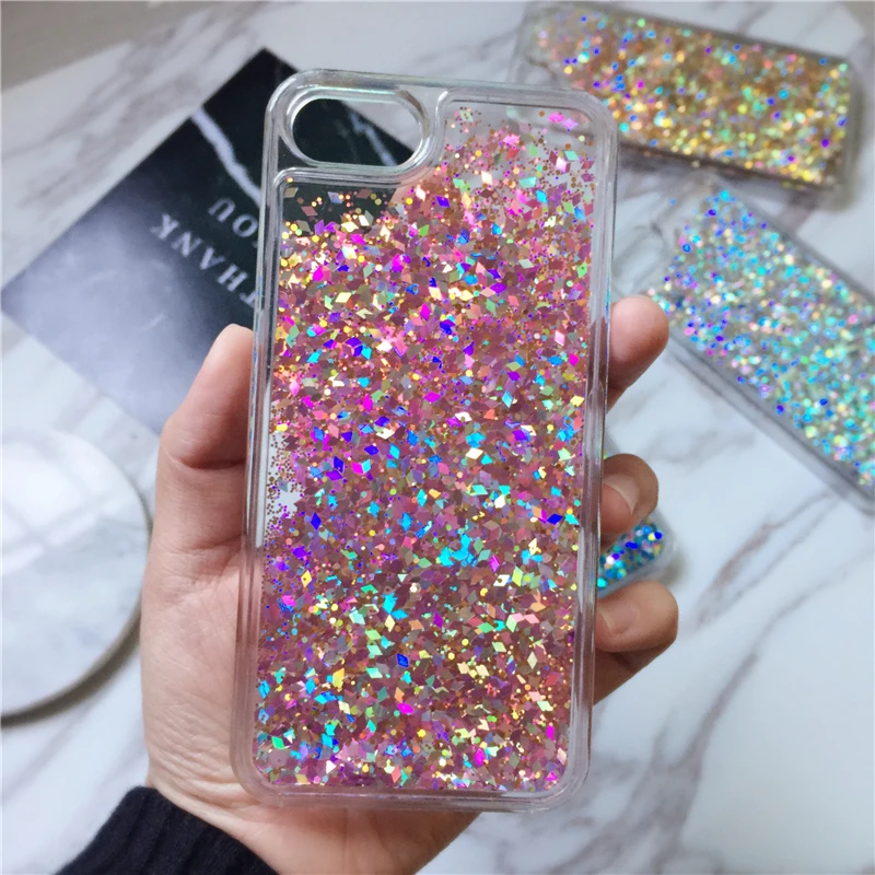 

From Jenny Newest Glitter Liquid Quicksand Shiny Cover For iPhone 7 7plus Case for iPhone 6splus 6 6S 6plus Hard