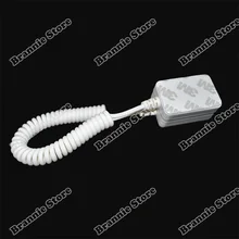 100 шт/партия Выдвижная пружинная протяжная коробка для кабеля Держатель для муляж телефона дисплей сотового телефона Весенняя Противоугонная цепь