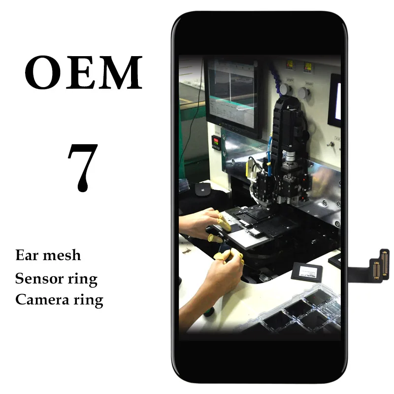 

5pcs 4.7'' Black White Pantalla For iPhone 7 LCD Display Digitizer Assembly Phone Replacement Part For iPhone 7G Touch Screen