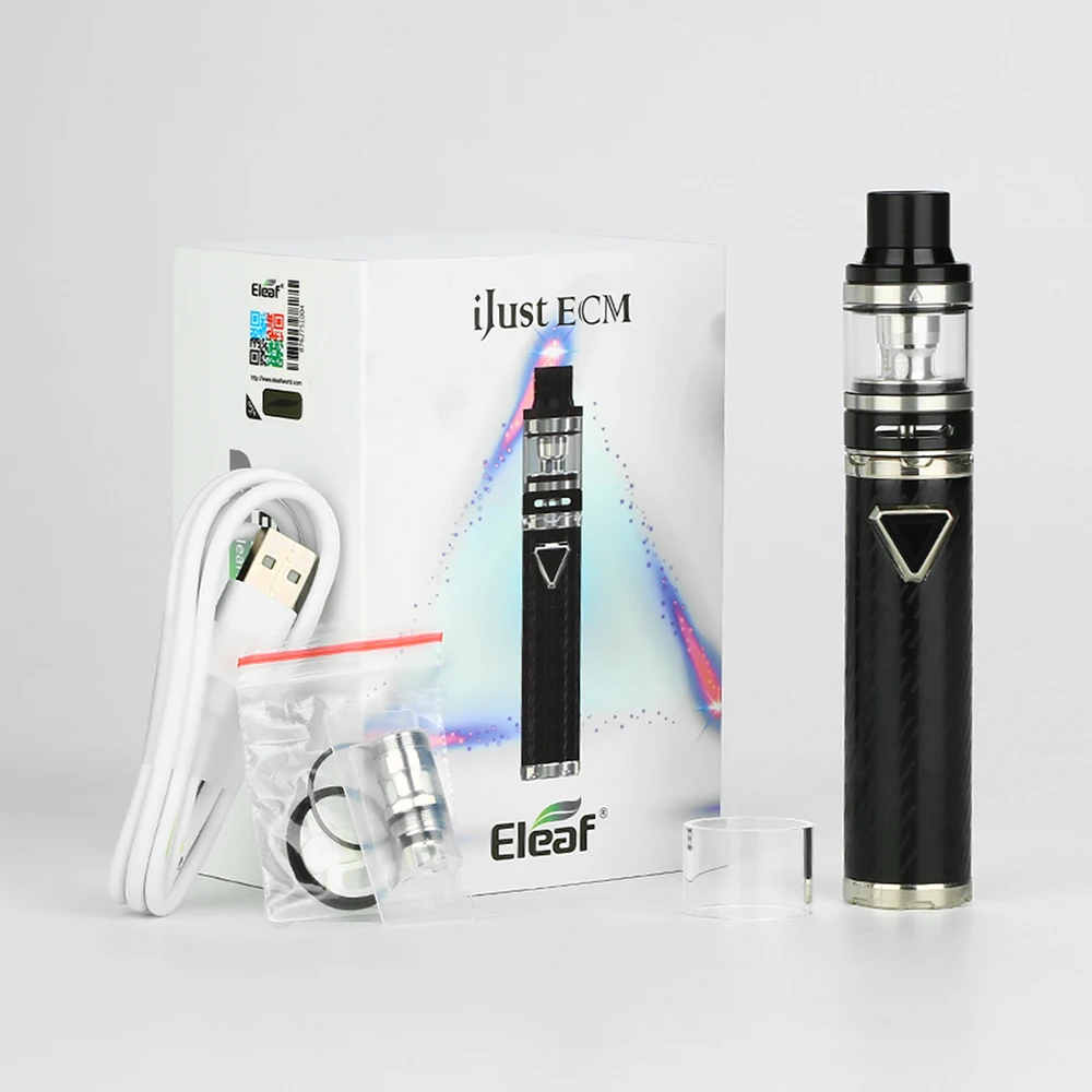 Стартовый набор Eleaf IJust ECM 100% оригинал 3000 мА/ч емкость 2 мл/4 мл атомайзер стеклянная
