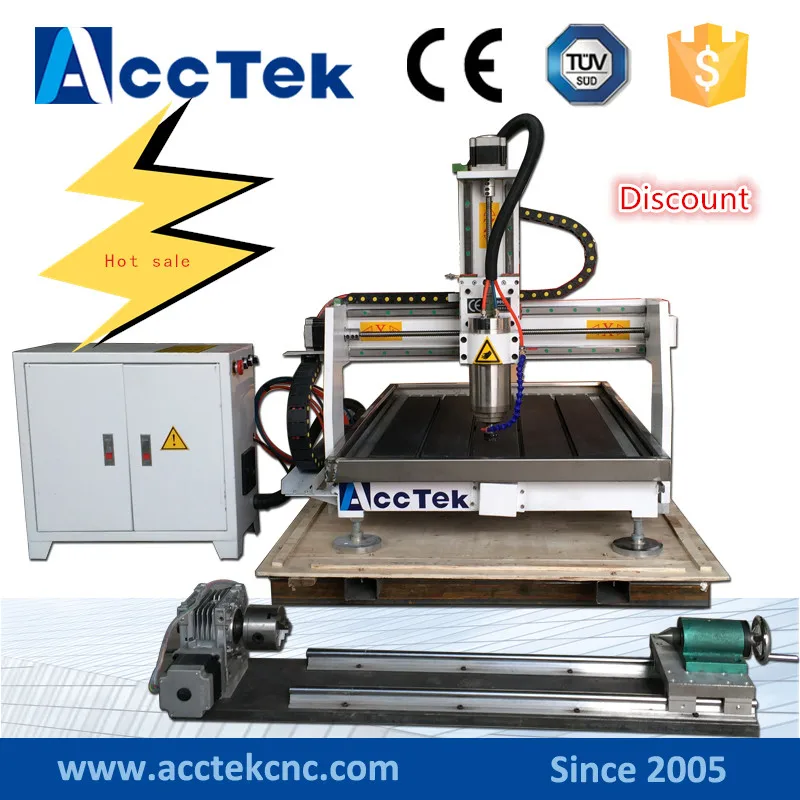

mini lathe /cnc router 6090 4 axis