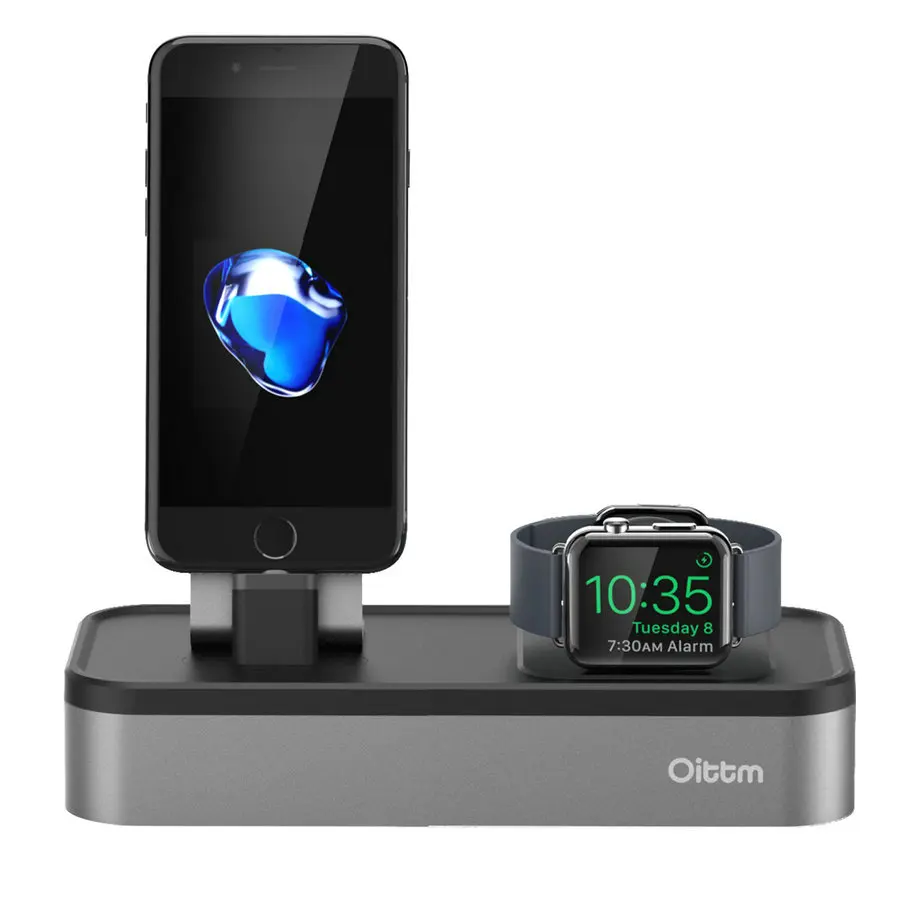 Oittm для Apple iPhone часы серии Стенд 5 Порты быстрее USB Зарядное устройство Док станция