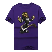 2017 summer Los Angeles Kings lions T-shirt Tees la hockeyes Shirt O-Neck 100% Cotton Short Sleeve free shipping