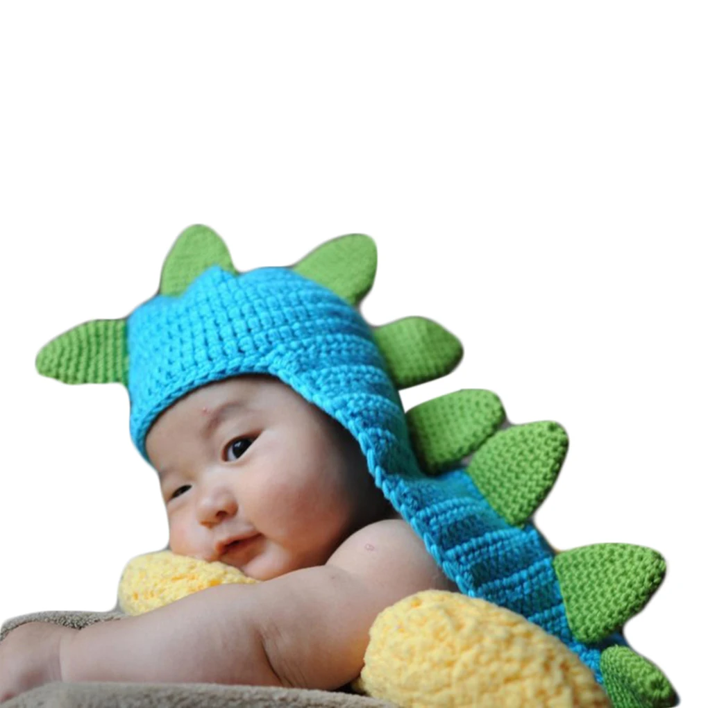 Шапочка для новорожденного, для малыша, реквизит для фотосъемки, вязанная шапка для девочек, ручной работы, фото костюм, реквизит, Шапки для малышей, зимняя шапка для детей - Цвет: 13