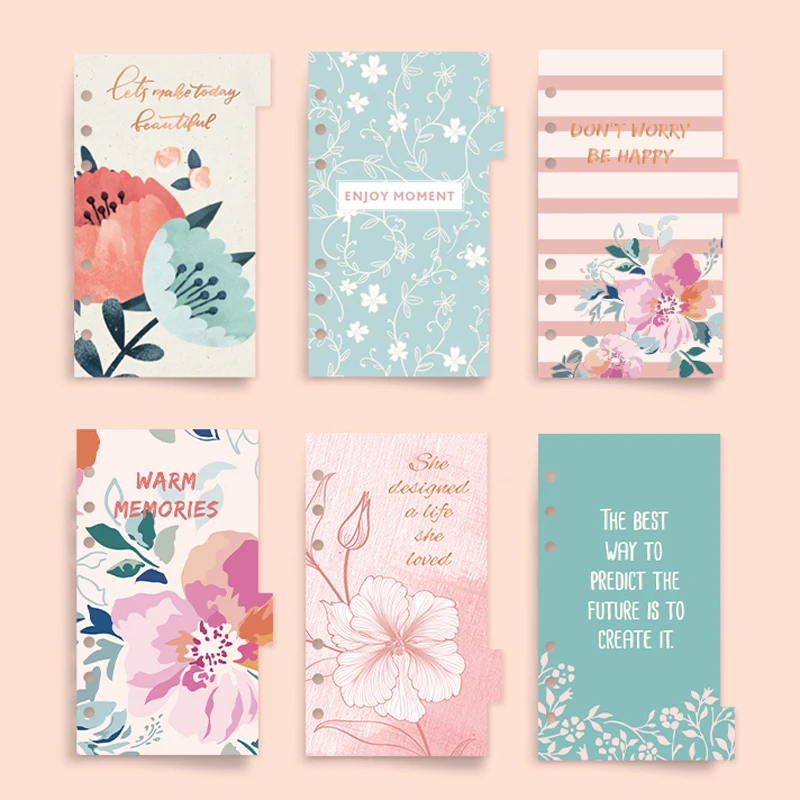 Never Flower Series аксессуары для ноутбуков планировщик указатели страниц разделители