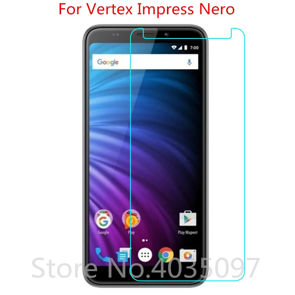 2.5D 9H стекло для Vertex Impress Nero защита экрана закаленное защитная пленка против