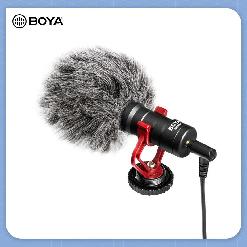 

DJI Osmo Mobile 2 Mic BOYA BY-MM1 Wireless Microphone Camera Video Microfone for iPhone X Zhiyun Smooth 4 PK Rode VideoMicro