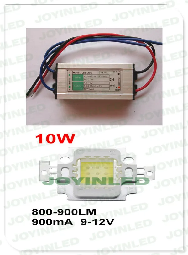 Заводская распродажа 8 шт./лот Водонепроницаемый 10 Вт Светодиодный драйвер для постоянного тока драйверы 3 серии 3 IP66 AC85V-265V к DC 6-12 В 900ma
