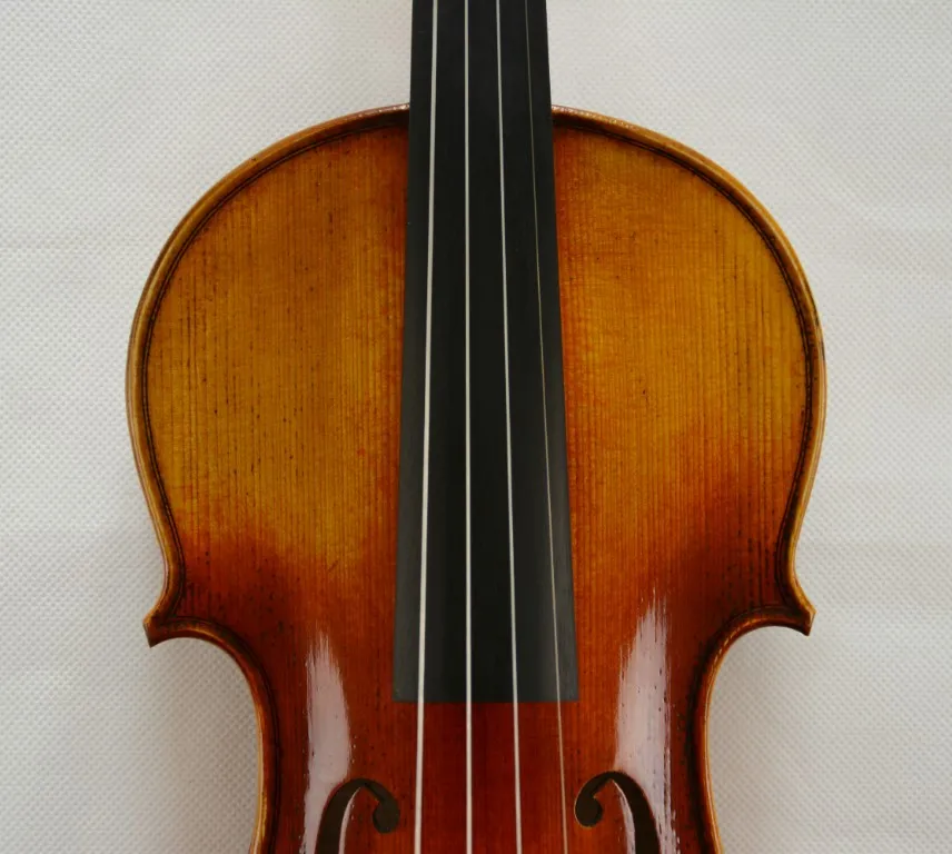 Впечатляющее звучание скрипки Страдивари 1716 Messiah скрипка 1-P пламя задний инструмент
