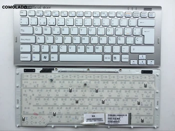 

SP Spanish keyboard For SONY VGN-SR26 SR13 SR Series SR28 SR33 White with silver frame keyboard SP Layout