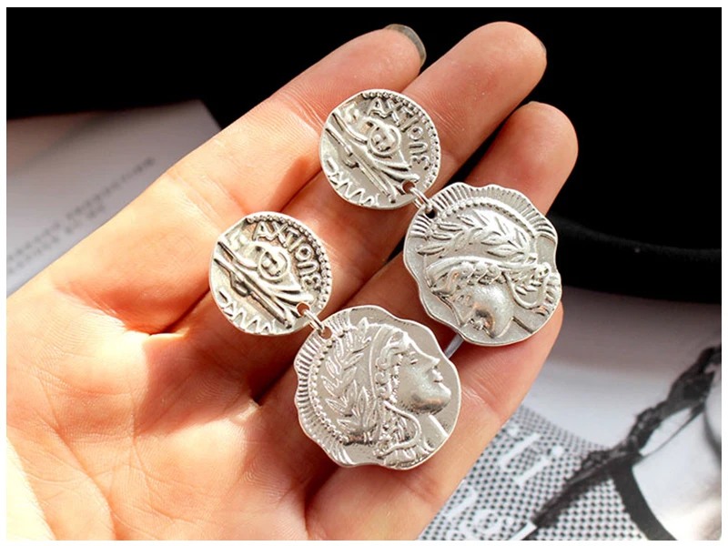 Coin Earrings  (4)
