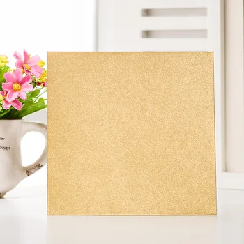 

20PCS 16x16cm Square Luxury invitations wedding invitation envelopes handkerchief special invitation 250g pearl paper