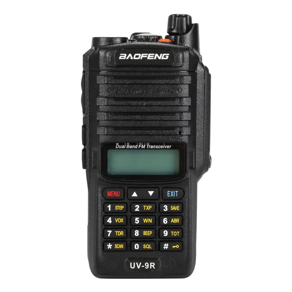 2 шт. 5 Вт Baofeng UV-9R IP67 влагонепроницаемые Walkie Talkie Двухдиапазонная VHF/UHF Система шумоподавления CTCSS цифровая система передачи DCS портативная
