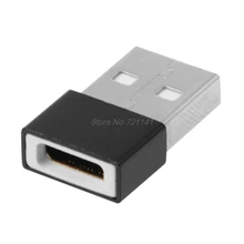 USB 2,0 папа к type C USB 3,1 Женский адаптер для зарядки и передачи данных