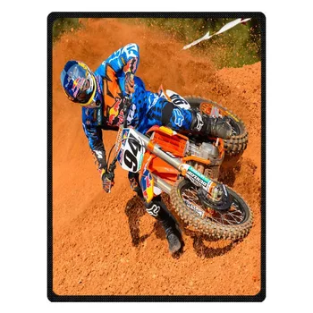 

Super Soft Flannel Fleece Ken Roczen Print Blankets Custom Sofa Cover Winter Warm Sheets Baby Throw Blanket