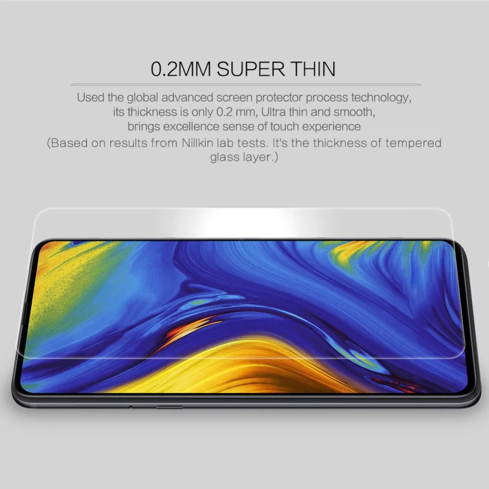 Xiaomi mi x 3 стекло протектор экрана Nillkin 9H жесткий прозрачный Защитное стекло для Xiaomi mi x 3 mi x3 защитное стекло закаленная пленка