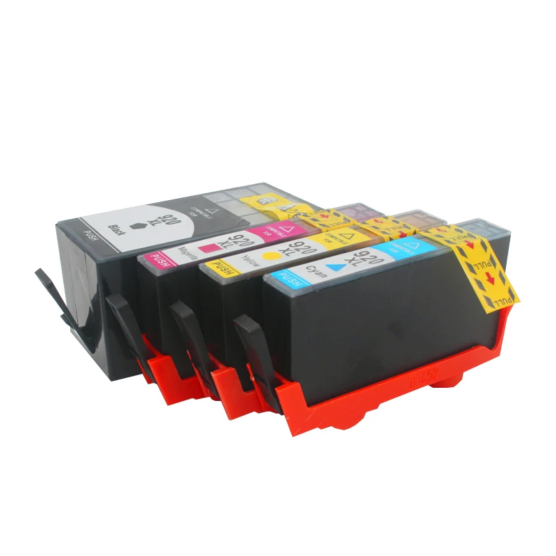 4PK полный картридж для hp 920 XL совместимый hp Officejet 6000 6500 Беспроводной 6500A 7000 7500 7500A принтер с чипом