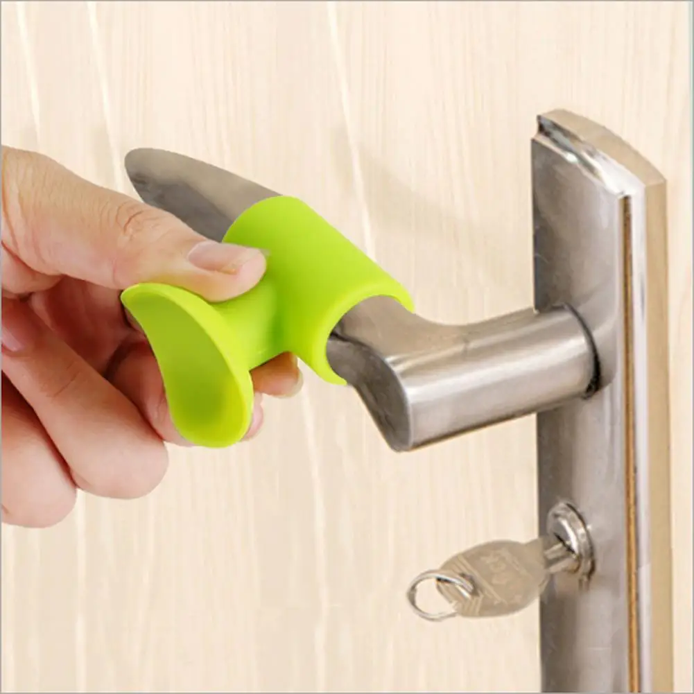 

1Pcs Silicone Door Handle Knob Crash Pad Wall Protectors Self Adhesive Bumper Guard Door Stopper Anti Collision Stops Stick