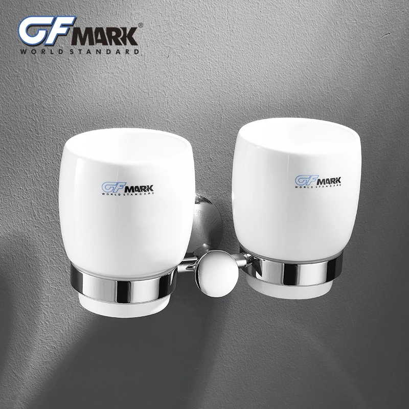 GFmark держатель для стакана хромированный аксессуары ванной комнаты Tumblr Acessorios