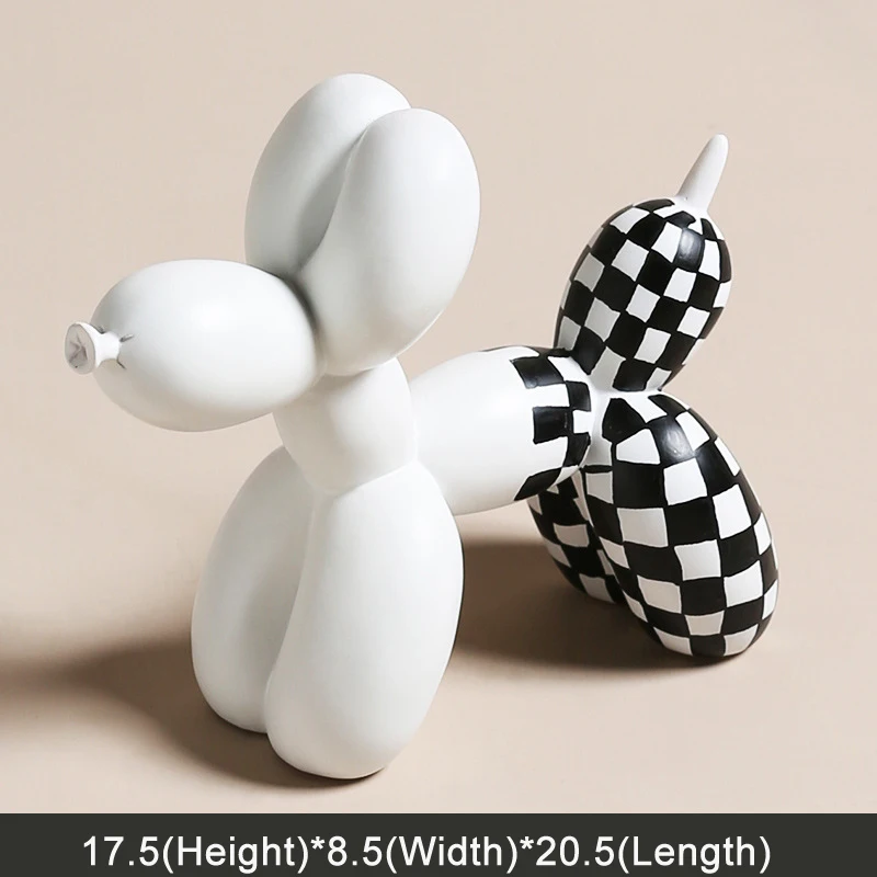 

8 Colors Resin Balloon Dog Crafts Sculpture Creative Gifts Modern Simple Home Decorations Statues Desktop Ornament New Fashion