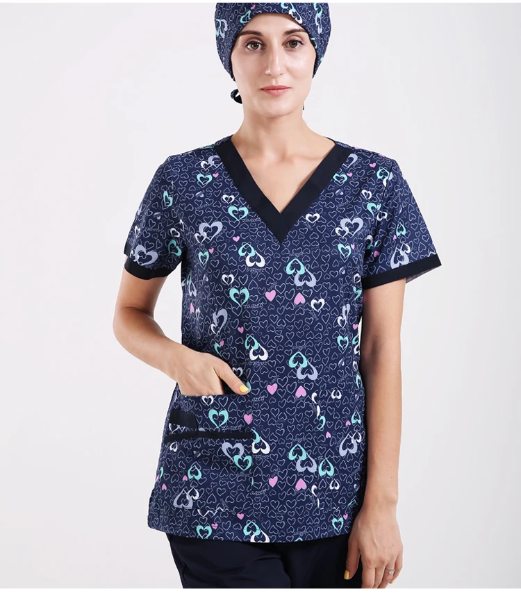 Buy Fashion Medical Clothes Women Scrub Sets Surgical