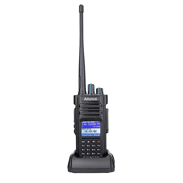 2 шт. Retevis Ailunce HD1 портативная рация двухдиапазонный DMR цифровой DCDM TDMA VHF UHF Ham Радио Hf трансивер+ программный кабель