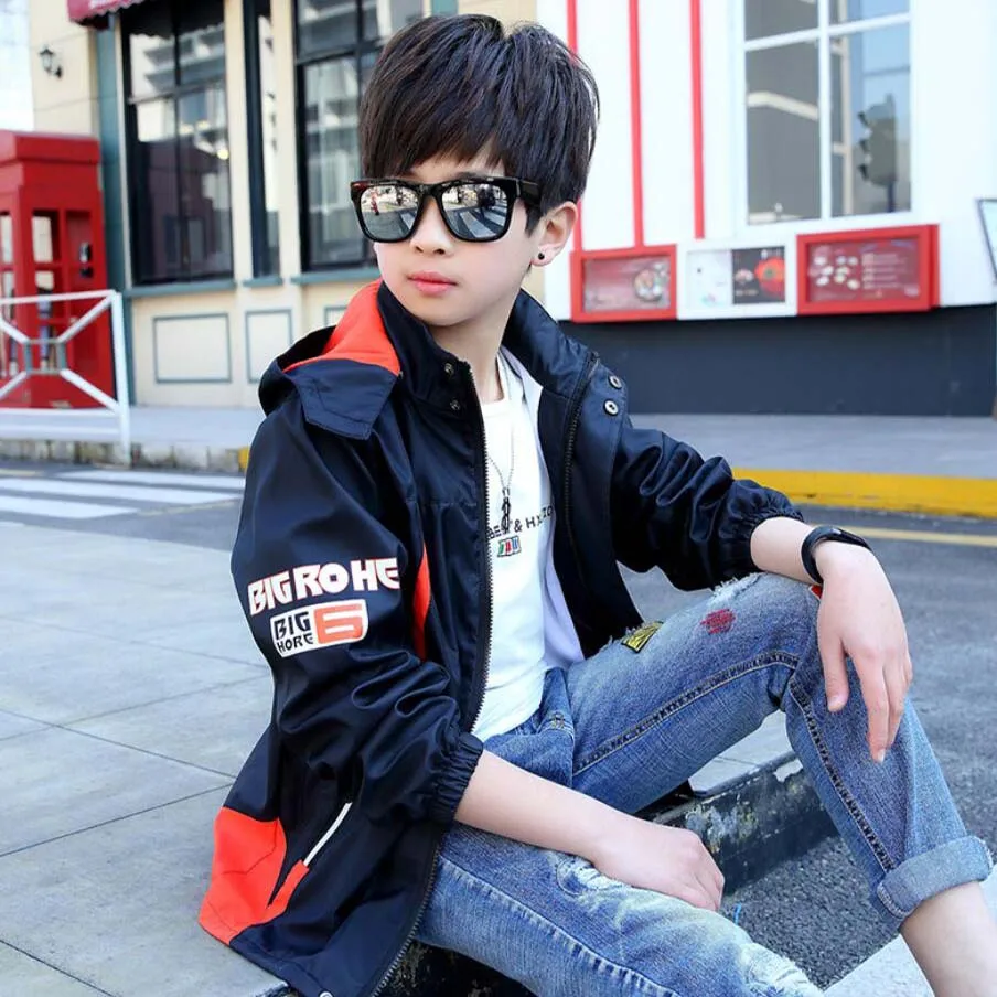 Kopen Lente jongens jas 3 13T jongens outdoor kleding kinderen hoge kwaliteit windjack kids sport jas cyling huid adventure mountain