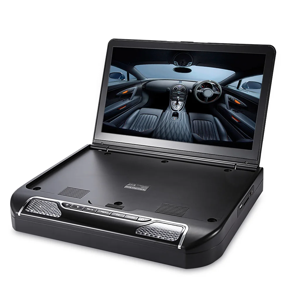 ZEEPIN 13 3 дюймов на крышу автомобиля dvd плеер Системы встроенный купол светодиодный