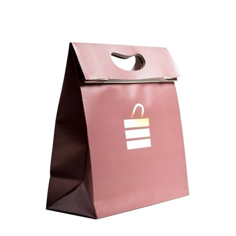 die cutting handle kraft paper bag