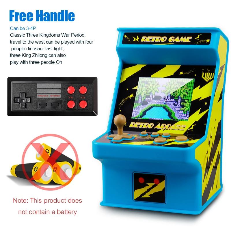 Ретро игровой 8 битный автомат Bittboy с двумя играми 256 встроенных игр портативная