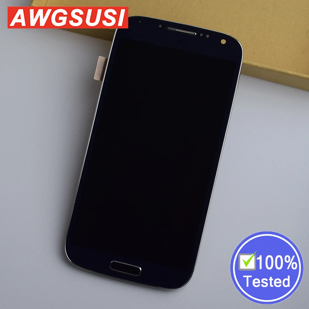 Для Samsung Galaxy S4 i9500 i9505 i337 919 720 T L720 Сенсорный экран Сенсор Стекло + ЖК дисплей Дисплей